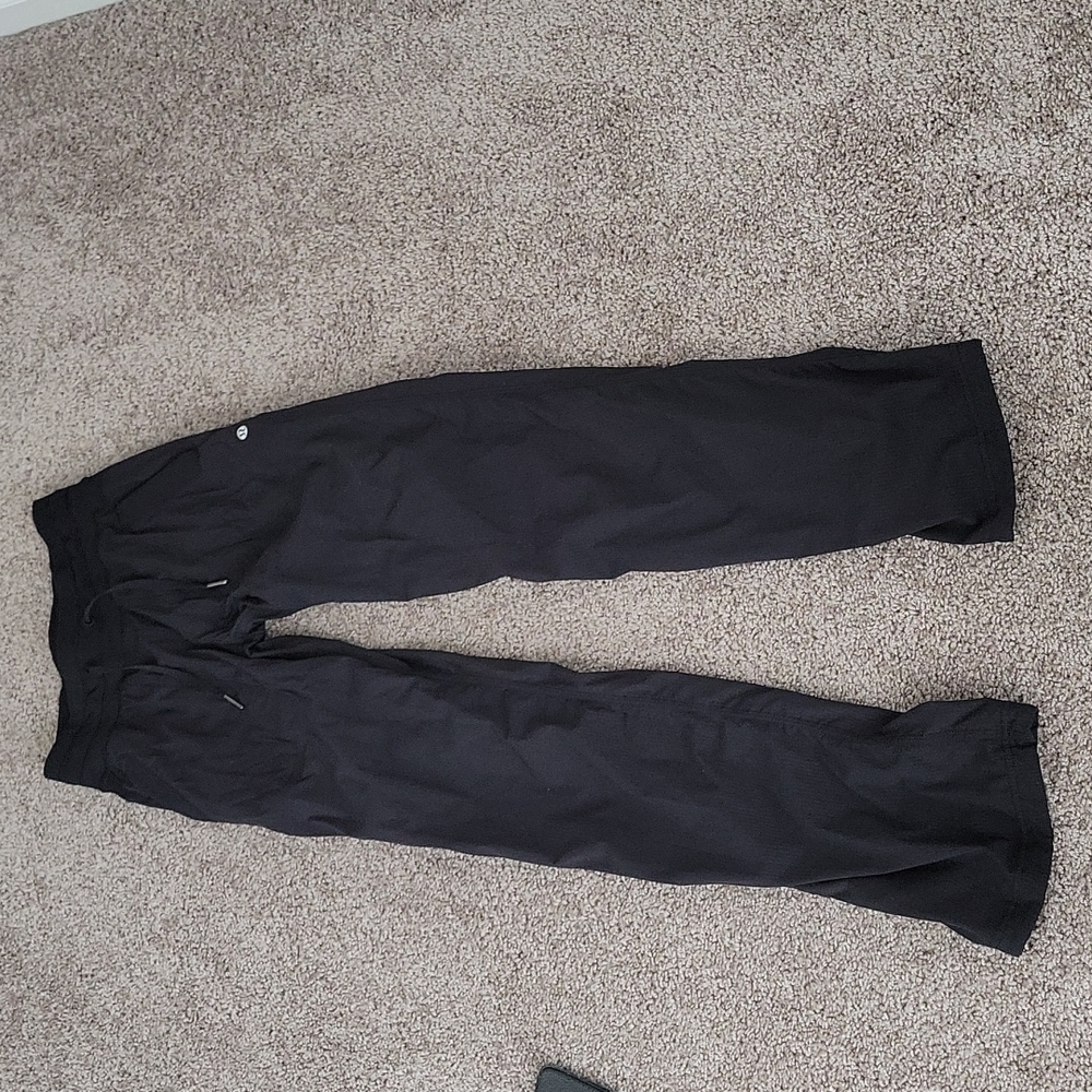 Black Lululemon joggers
